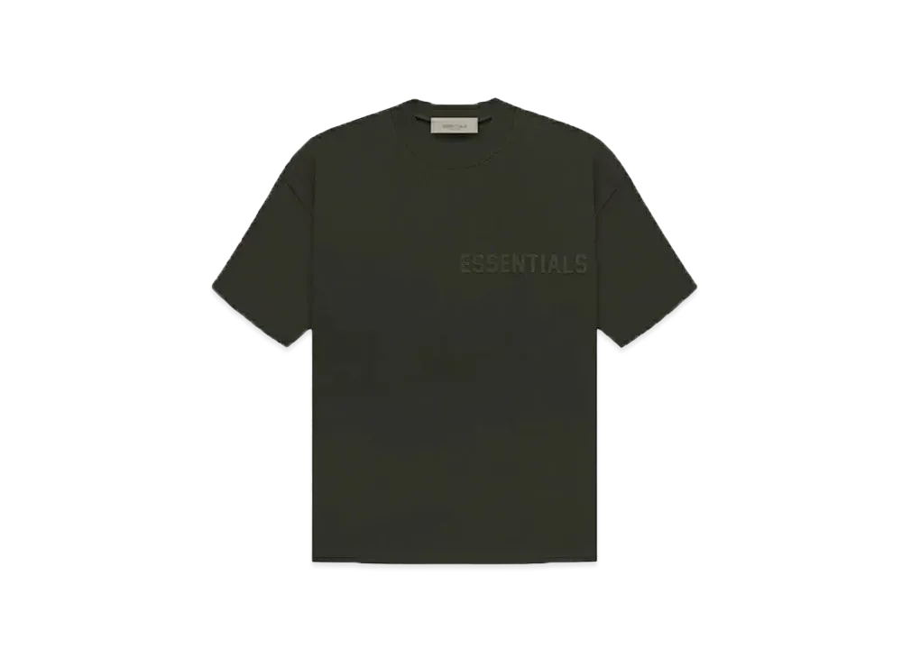 FEAR OF GOD ESSENTIALS SS Tee "Off-Black"