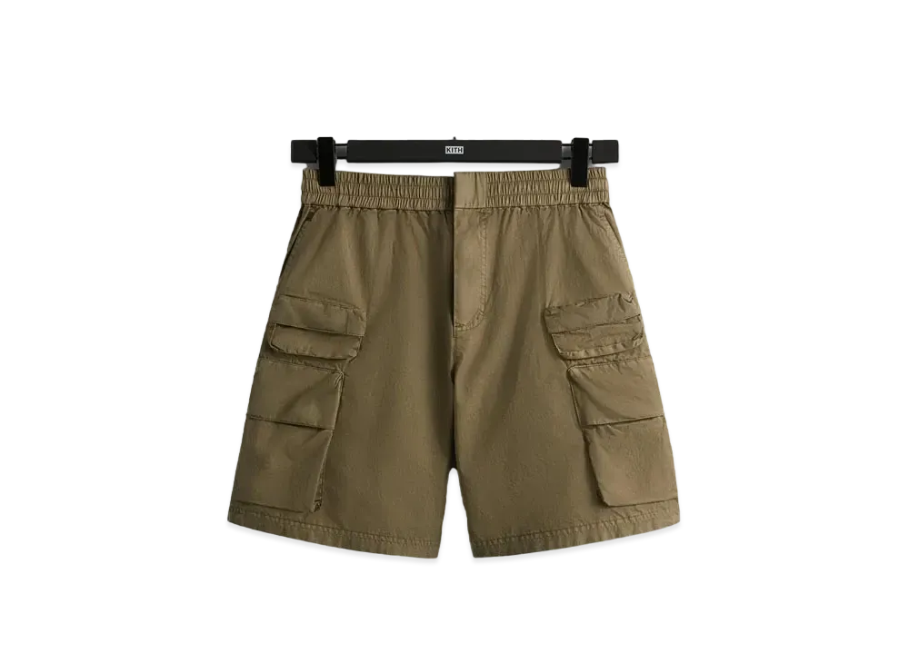 Kith Washed Cotton Chauncey Cargo Short "Dock"