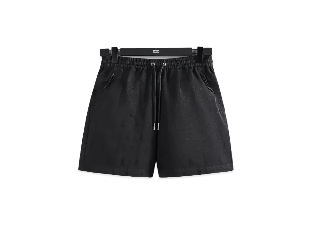 Kith Jacquard Faille Cedar Short "Black"