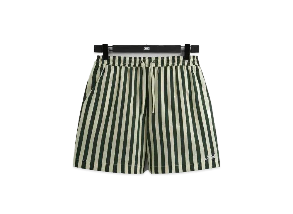 Kith Striped Cedar Short "Agate"