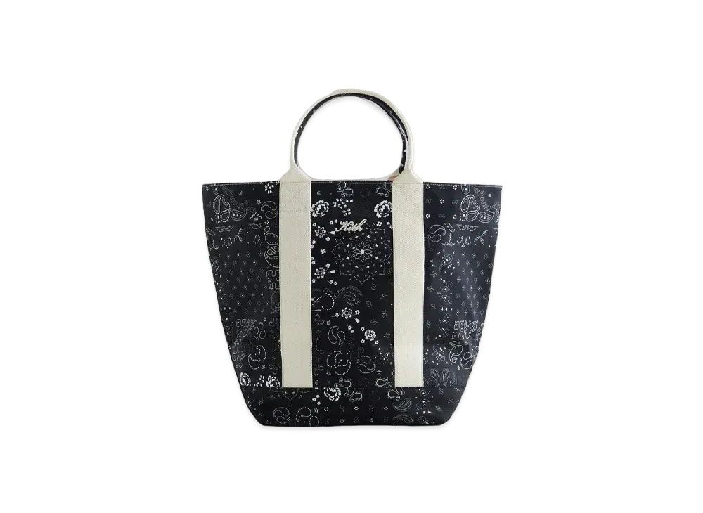 Kith Paisley Tote Bag "Black"