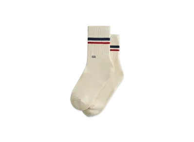 Kith Summer Stripe Mid-Length Sock "Waffle"