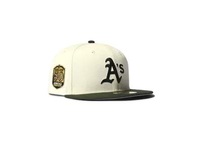 NEW ERA Oakland Athletics 50th ANV "CHROMExMILITARY GREEN"