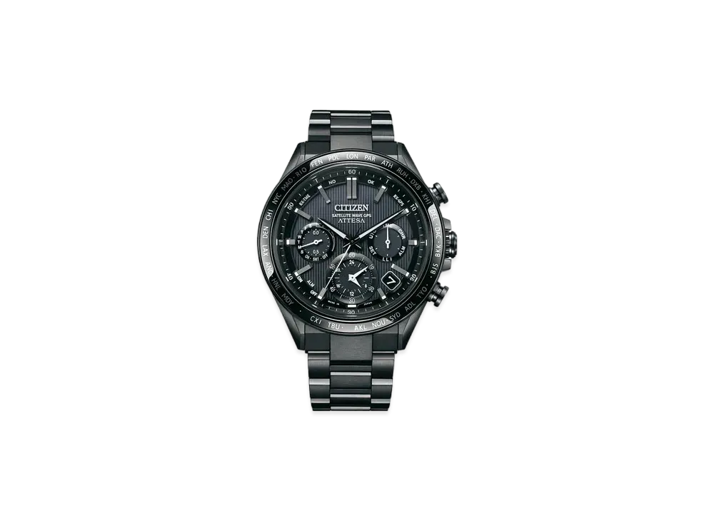 CITIZEN ATTESA ACT Line Black Titanium Series CC4055-65E