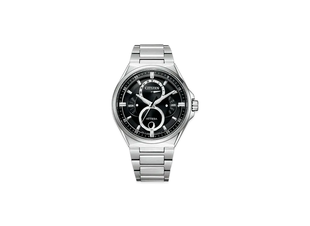 CITIZEN ATTESA ACT Line Triple Calendar Moon Phase BU0060-68E