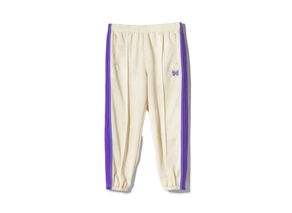 Needles for NEPENTHES Zipped Track Pant - Poly Smooth "Ivory"