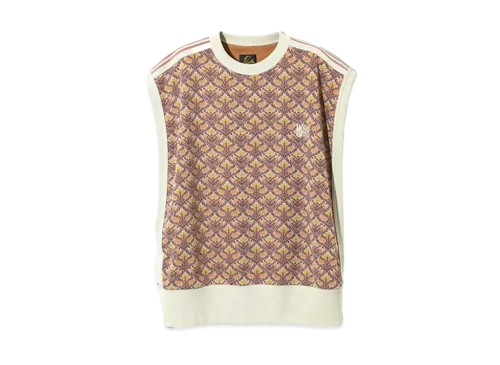 Needles for NEPENTHES WOMAN Sleeveless Track Tee - Poly Jq. "Arabesque"