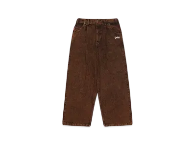 9090 N Logo Color Denim "Dark Orange"