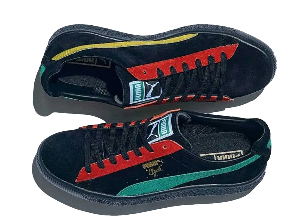 Puma Clyde MIJ RC GS "Black/A.Green"