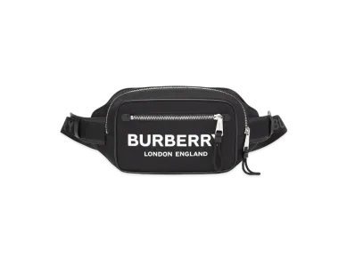 Burberry Logo Print Econyl Bum Bag "Black"
