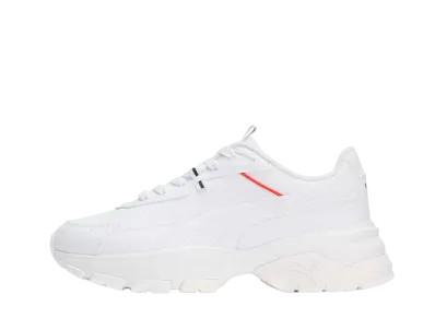 Puma Women's Cassia Via Sneakers "Puma White/Puma Red"