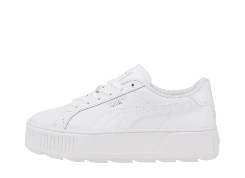プーマ ウィメンズ カルメン L スニーカー "プーマ ホワイト/プーマ シルバー"