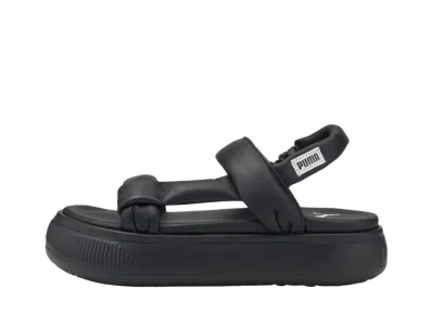 Puma Women's Suede Mayu Summer Sandal "Puma Black/Puma White"