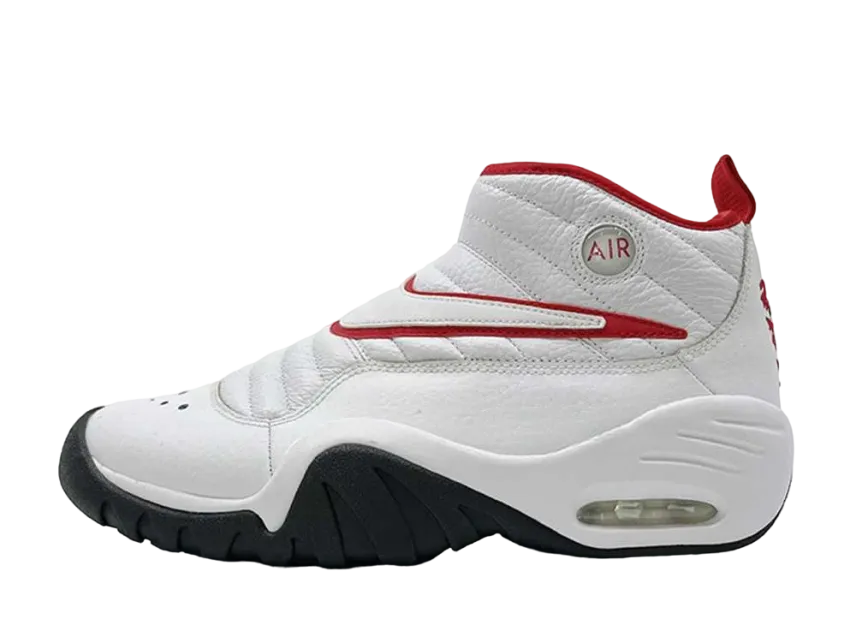 ナイキ エアシェイク インデストラクト "ホワイト/ホワイト ブラック レッド"