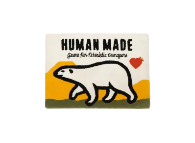 HUMAN MADE Polar Bear Rug "Yellow"