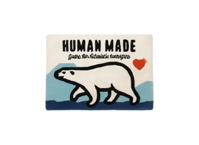 HUMAN MADE Polar Bear Rug "Blue"