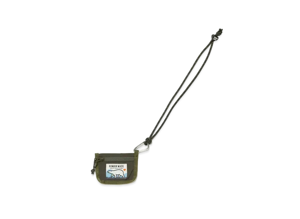 HUMAN MADE Nylon Card Case "Olive Drab"