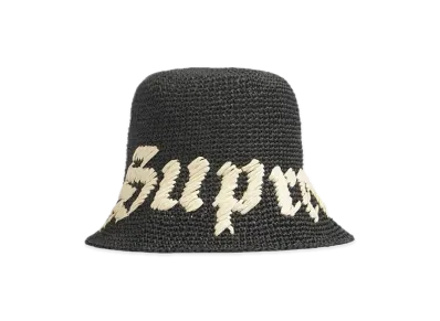 23ss Supreme Old English Straw Crusher 黒 Supreme Old English Straw Crusher
