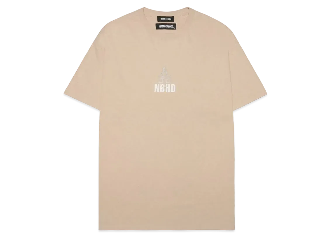 NEIGHBORHOOD WIND AND SEA NHWDS-1 / C-TEE . SS "Beige"