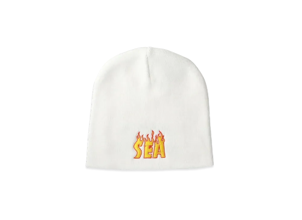 WIND AND SEA x THRASHER Knit Cap "White"