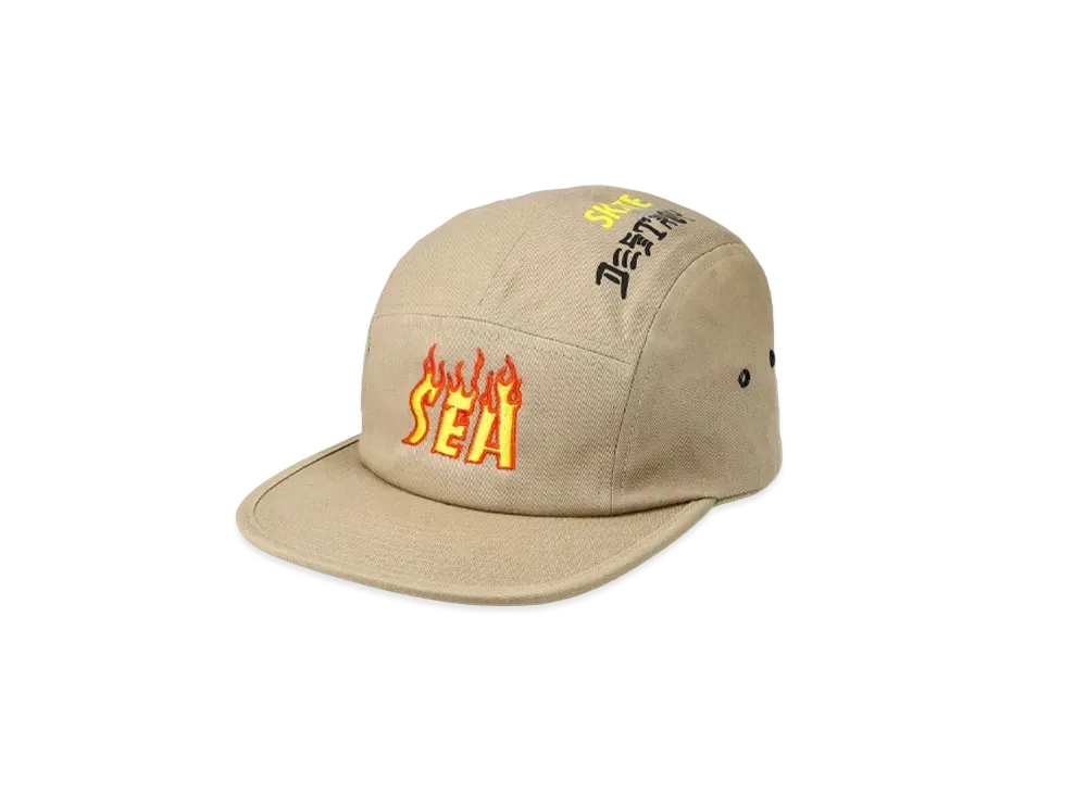WIND AND SEA x THRASHER Jet Cap "Beige"