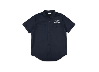 WIND AND SEA x THRASHER Work Shirts "Navy"