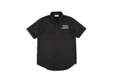 WIND AND SEA x THRASHER Work Shirts "Black"