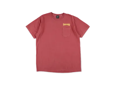 WIND AND SEA x THRASHER S/S Pocket Tee 1 "Crimson"