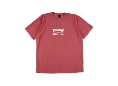 WIND AND SEA x THRASHER S/S Tee 2 "Crimson"