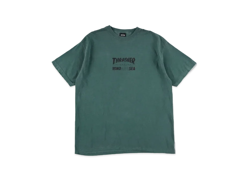 WIND AND SEA x THRASHER S/S Tee 2 "Blue Spruce"