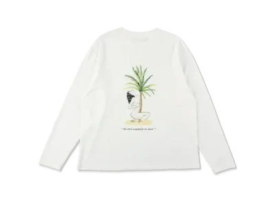 WIND AND SEA x BY ME STAND Long T-shirt "White"