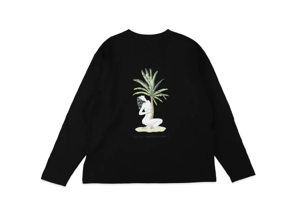 WIND AND SEA x BY ME STAND Long T-shirt "Black"