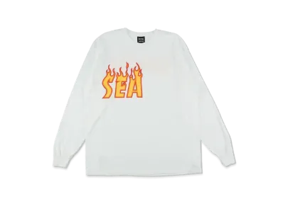 WIND AND SEA x THRASHER L/S Tee 2 "White"