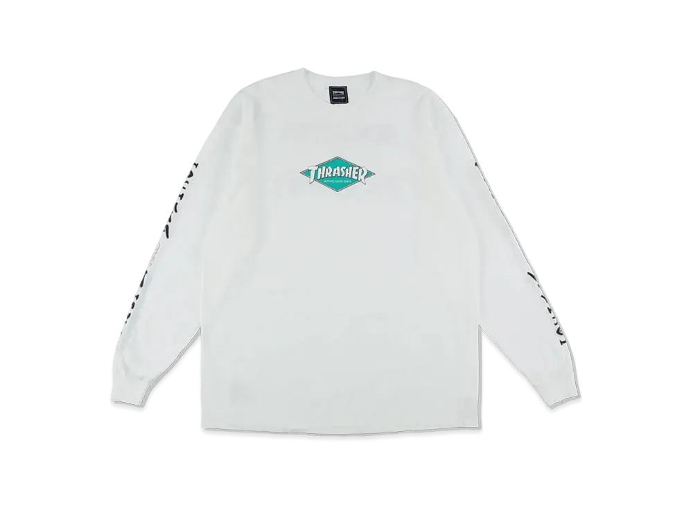 WIND AND SEA x THRASHER L/S Tee 1 "White"