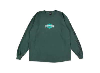 WIND AND SEA x THRASHER L/S Tee 1 "Blue Spruce"