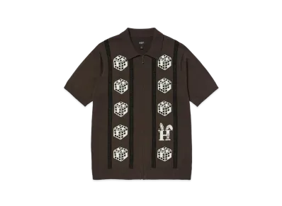 HUF x FREDDIE GIBBS Zip Sweater "Coffee"