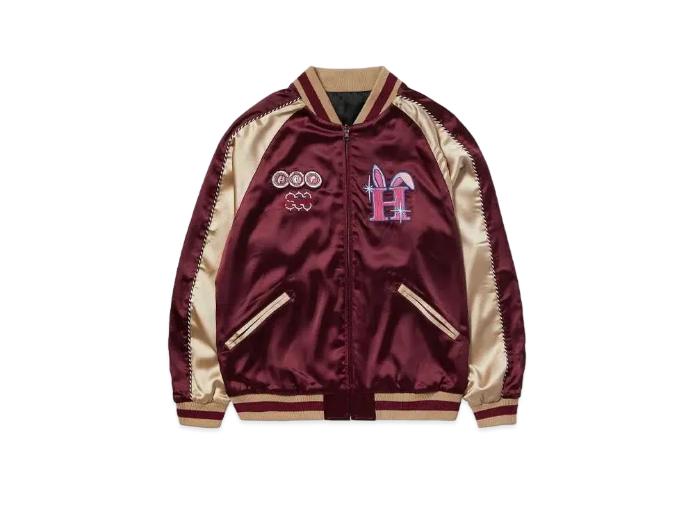 HUF x FREDDIE GIBBS Souvenir Jacket "Berry"