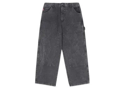 9090 Double Knee Vintage Pants "Black"