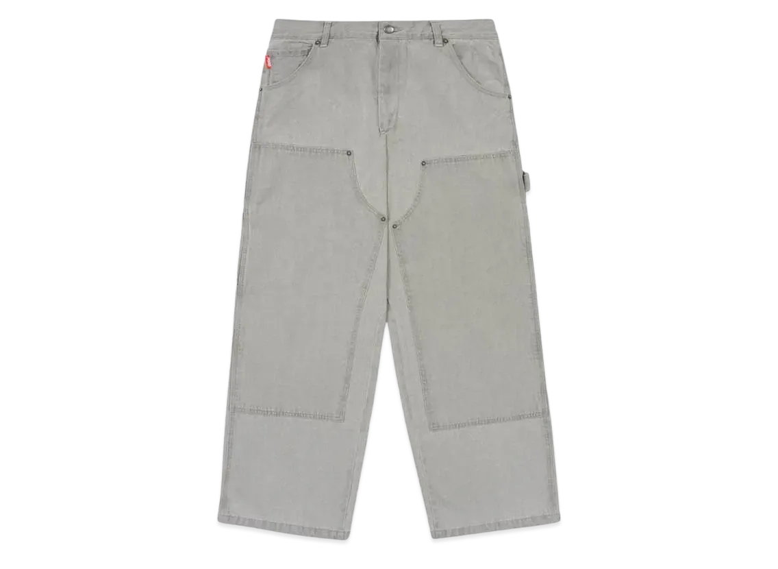 9090 Double Knee Vintage Pants "Gray"