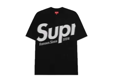 Supreme Intarsia Spellout S/S Top "Black"