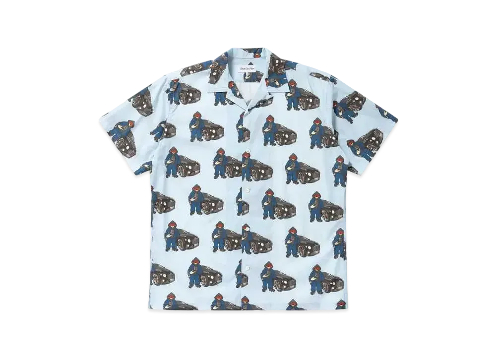 Black Eye Patch GT Boy S/S Shirt "Light Blue"