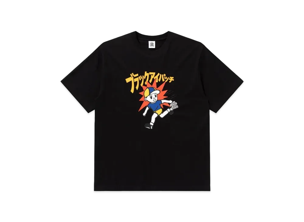 Black Eye Patch Children At Play Tee "Black"