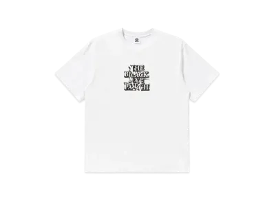 Black Eye Patch Torn OG Label Tee "White"