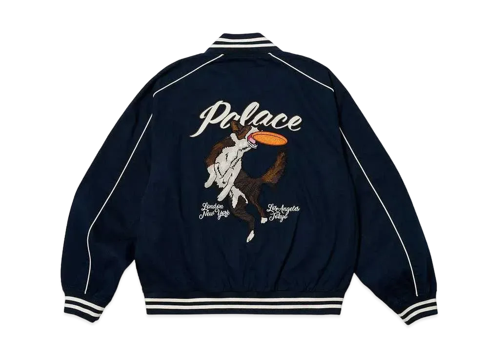 PALACE Catch It Bomber Jacket "Navy"