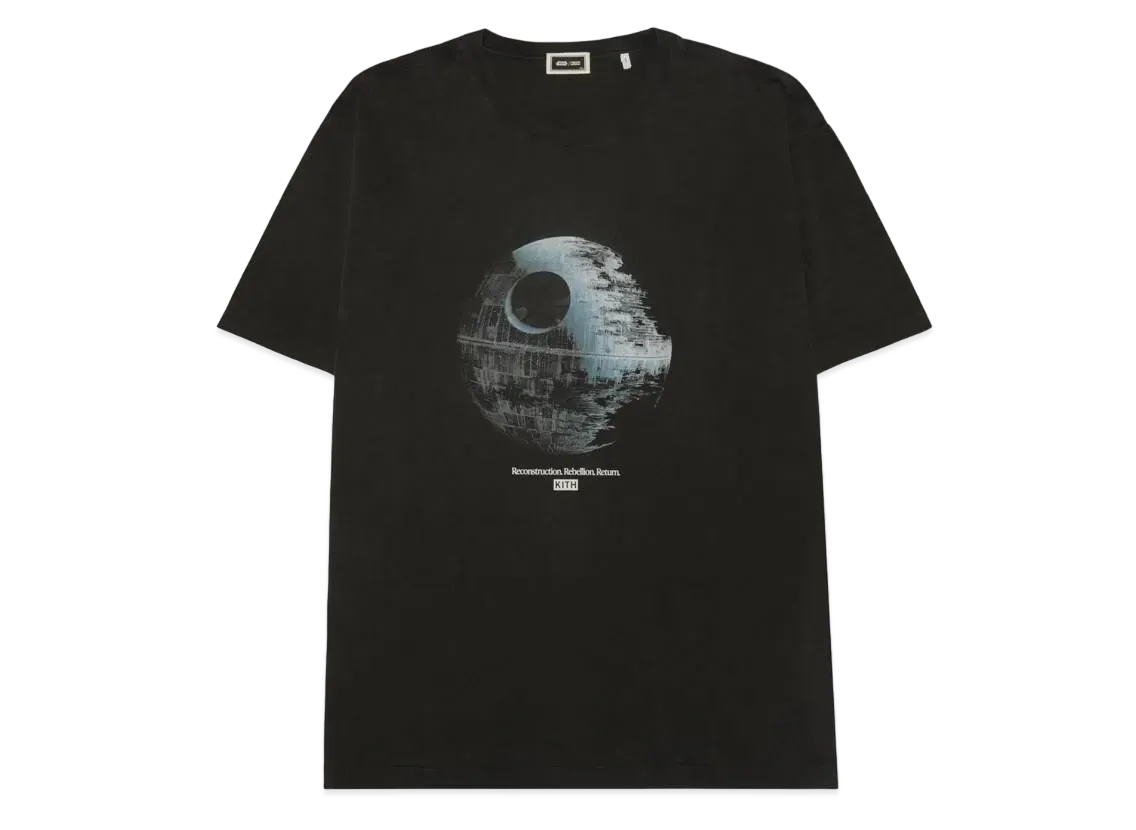 Kith x STAR WARS Death Star Tee "Black"