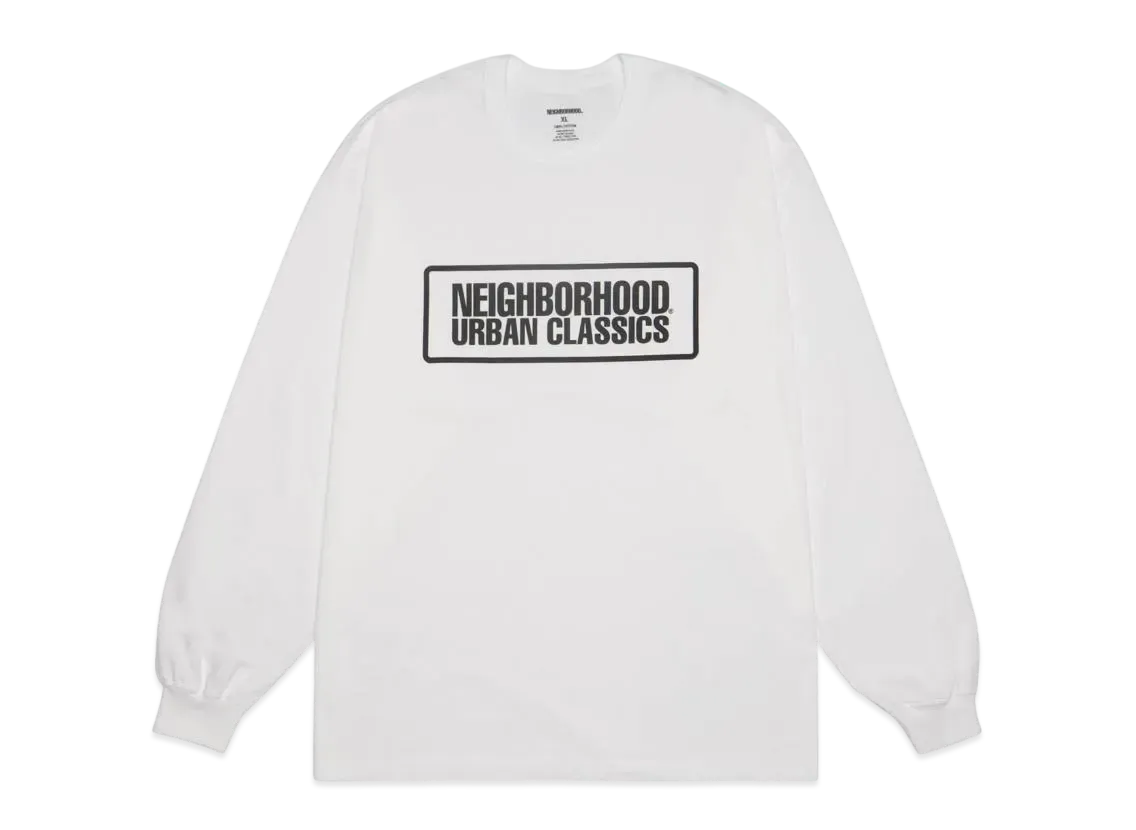 NEIGHBORHOOD NH Tee-3 LS . CO "White"
