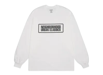 NEIGHBORHOOD NH Tee-3 LS . CO "White"