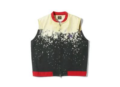 Needles x NOMA t.d. W.S.S. Vest - Hand Dyed "Yellow/Red"