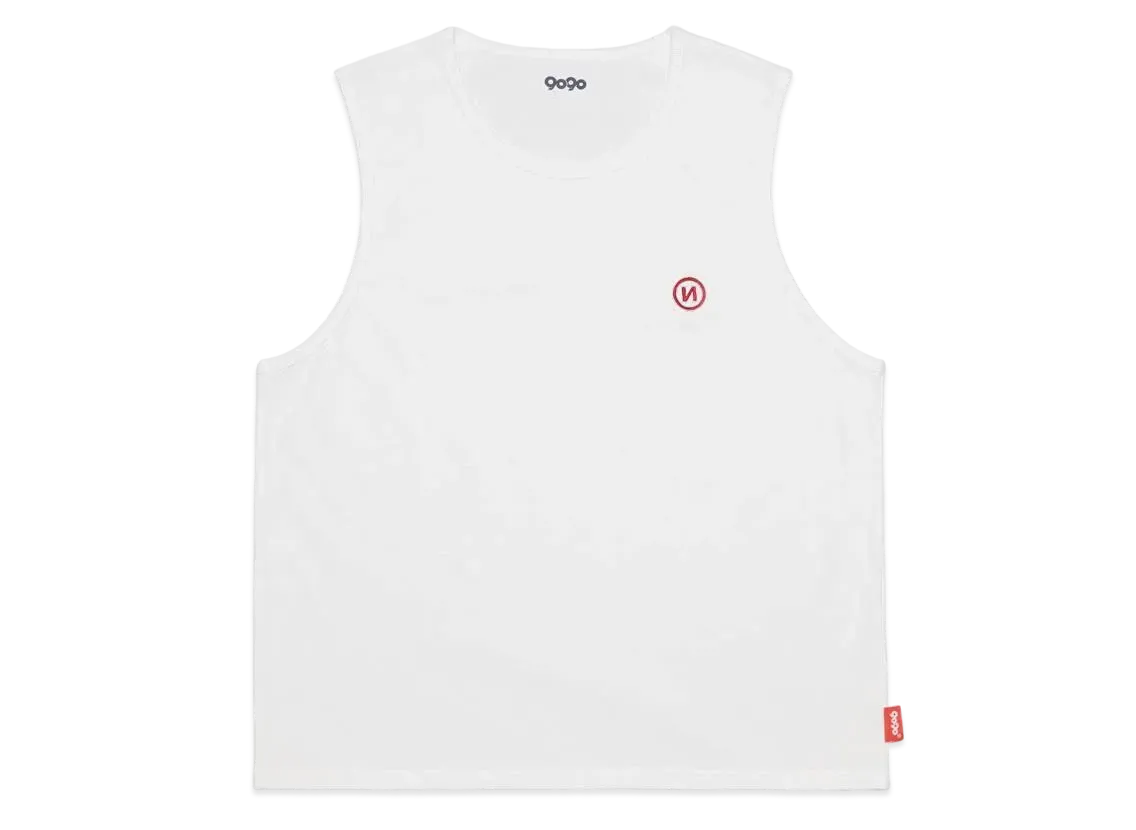 9090 "N" Logo Tank Top "White"