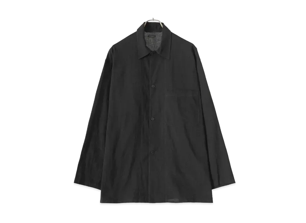 COMOLI Kubo Ox Shirt Jacket "Black"